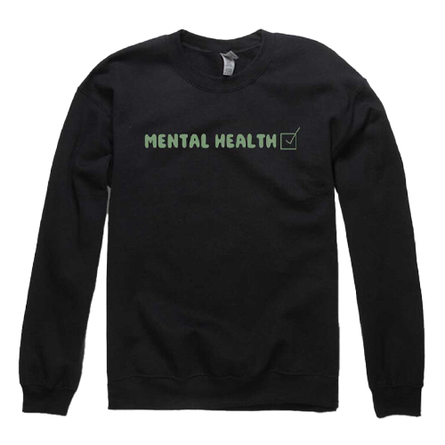 TLC x Mental Health Month Health Check Unisex Crewneck Sweatshirt