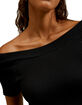FREE PEOPLE Seamless Off The Shoulder Ribbed Womens Top image number 2