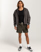 RSQ Mens Cord Cargo Pull On Shorts image number 4