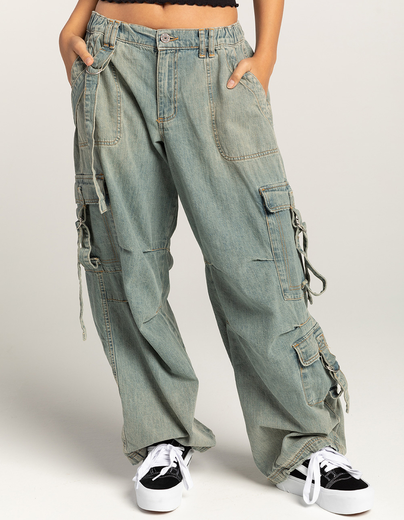BDG Urban Outfitters Strappy Womens Cargo Jeans image number 1