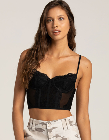 TILLYS Lace Corset Womens Top Primary Image