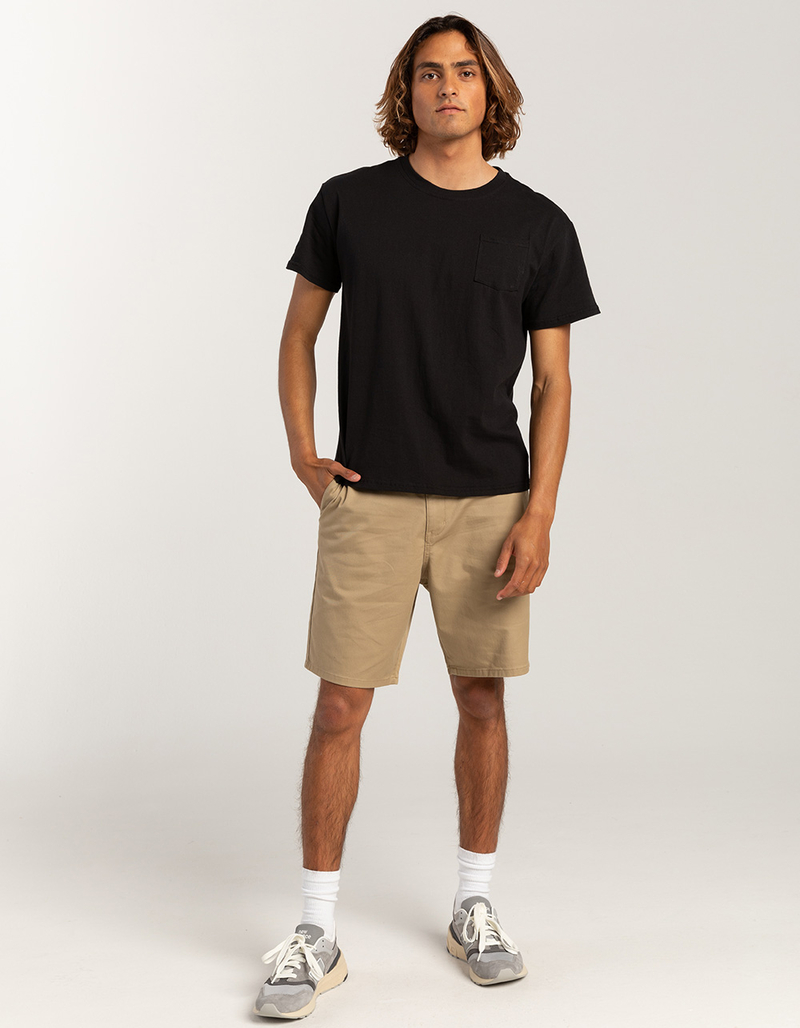 RSQ Mens Mid Length  9" Chino Shorts image number 5