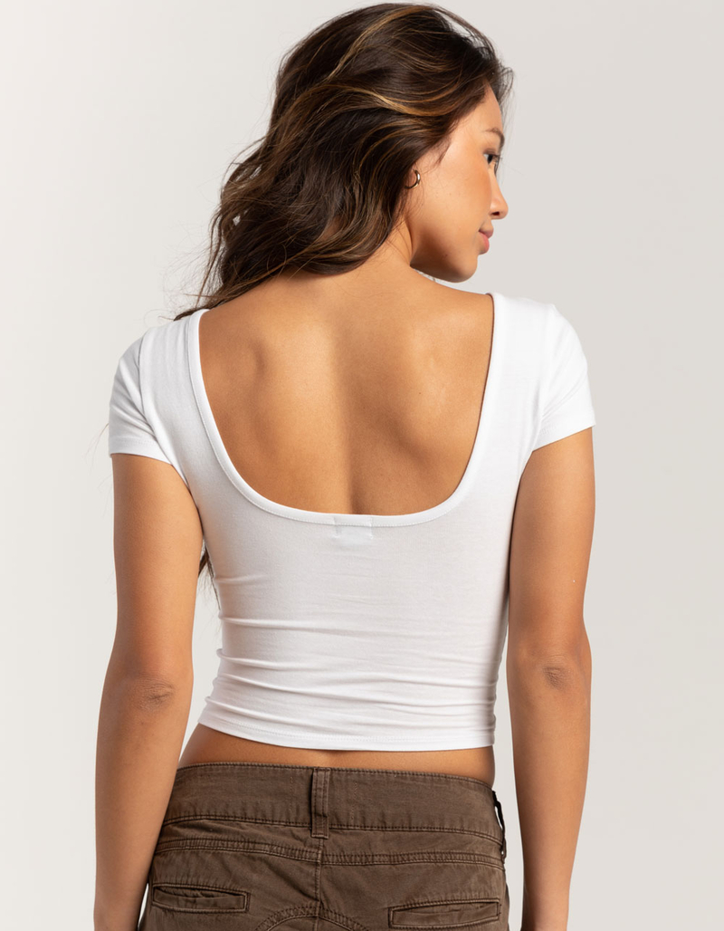 TILLYS Low Back Womens Tee image number 1