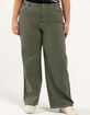 RSQ Womens High Rise Relax Carpenter Pants image number 6