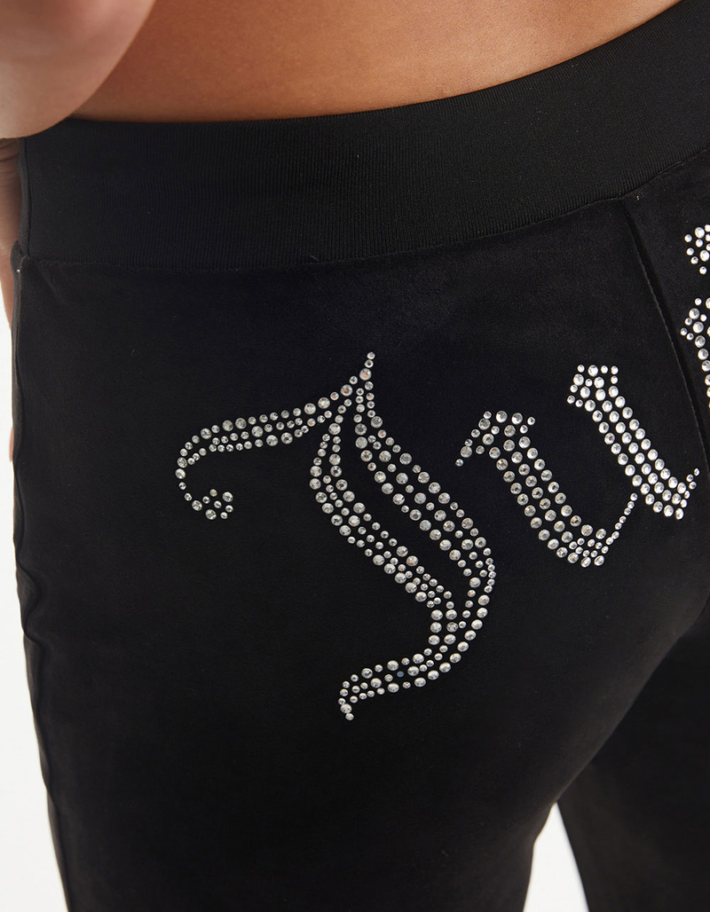 JUICY COUTURE OG Big Bling Womens Velour Track Pants image number 4