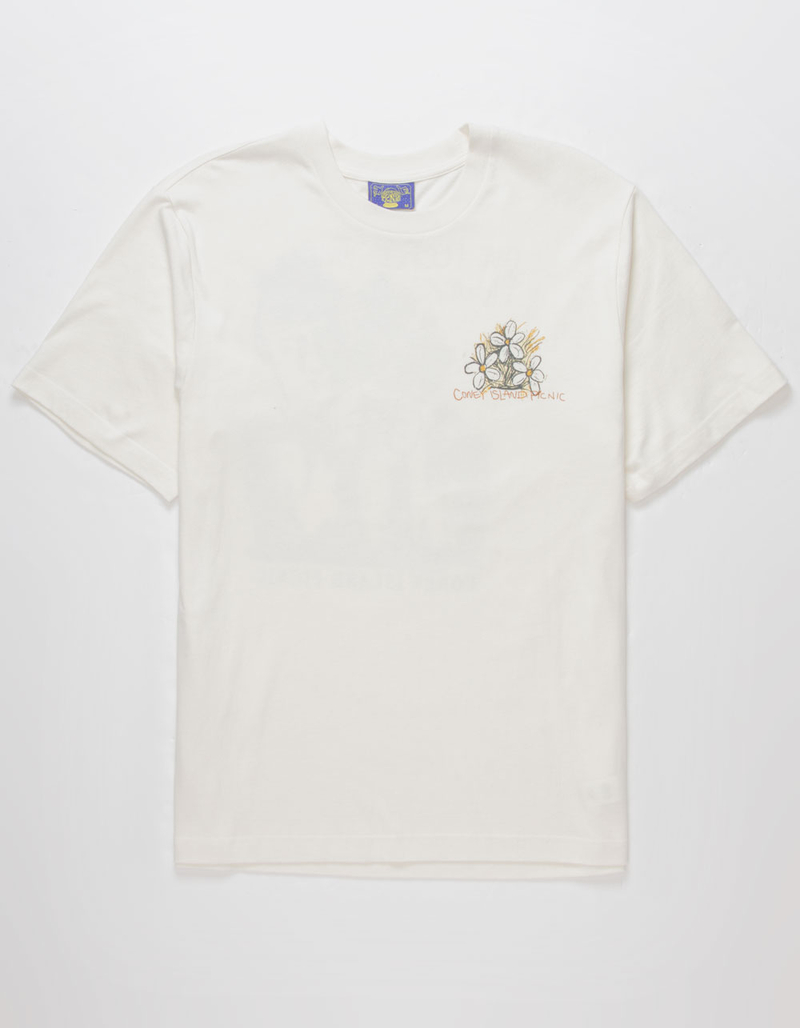 CONEY ISLAND PICNIC Flowers Mens Tee image number 1