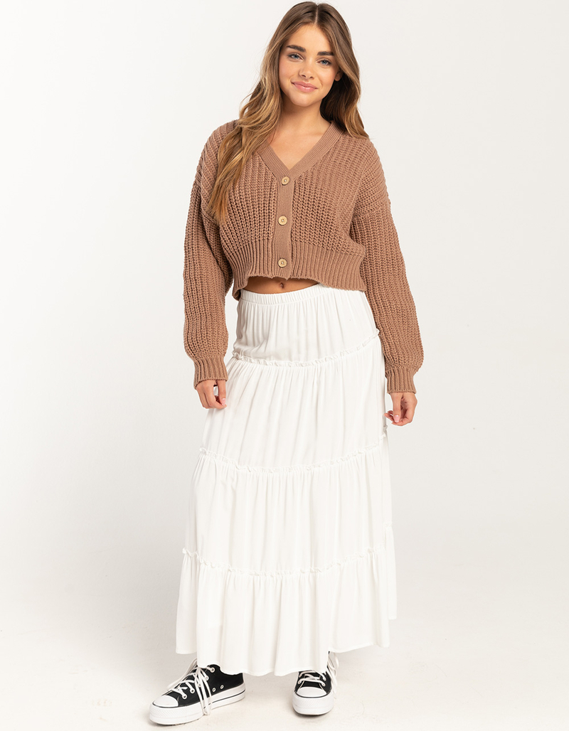 ROXY Sundaze Button Up Womens Crop Sweater image number 1
