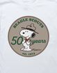 PEANUTS Beagle Scout Snoopy 50 Years Unisex Kids Tee image number 2