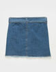 RSQ Girls Belted Denim Mini Skirt image number 3