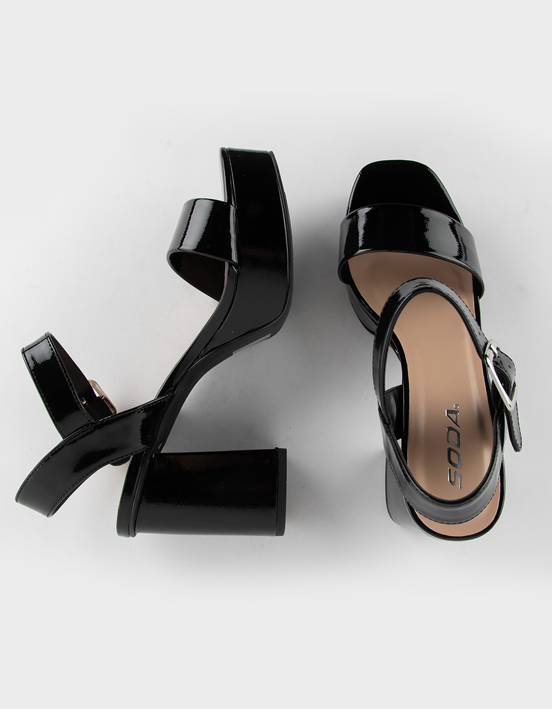 SODA Macey Platform Heel Womens Sandals image number 4
