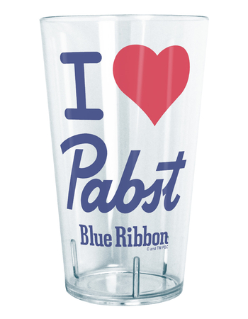 PABST BLUE RIBBON 24 oz I Love Pabst Plastic Cup