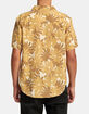 RVCA Pop Floral Mens Button Up Shirt image number 3