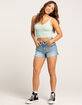RSQ Womens High Rise Vintage A-Line Shorts image number 5