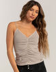 BDG Urban Outfitters Ruched Womens Tank Top image number 1