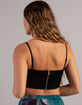 WEST OF MELROSE Womens Satin Corset image number 3