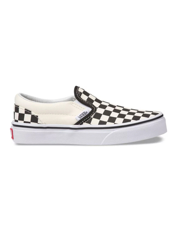 VANS Checkerboard Classic Kids Slip-On Shoes Alternative Image