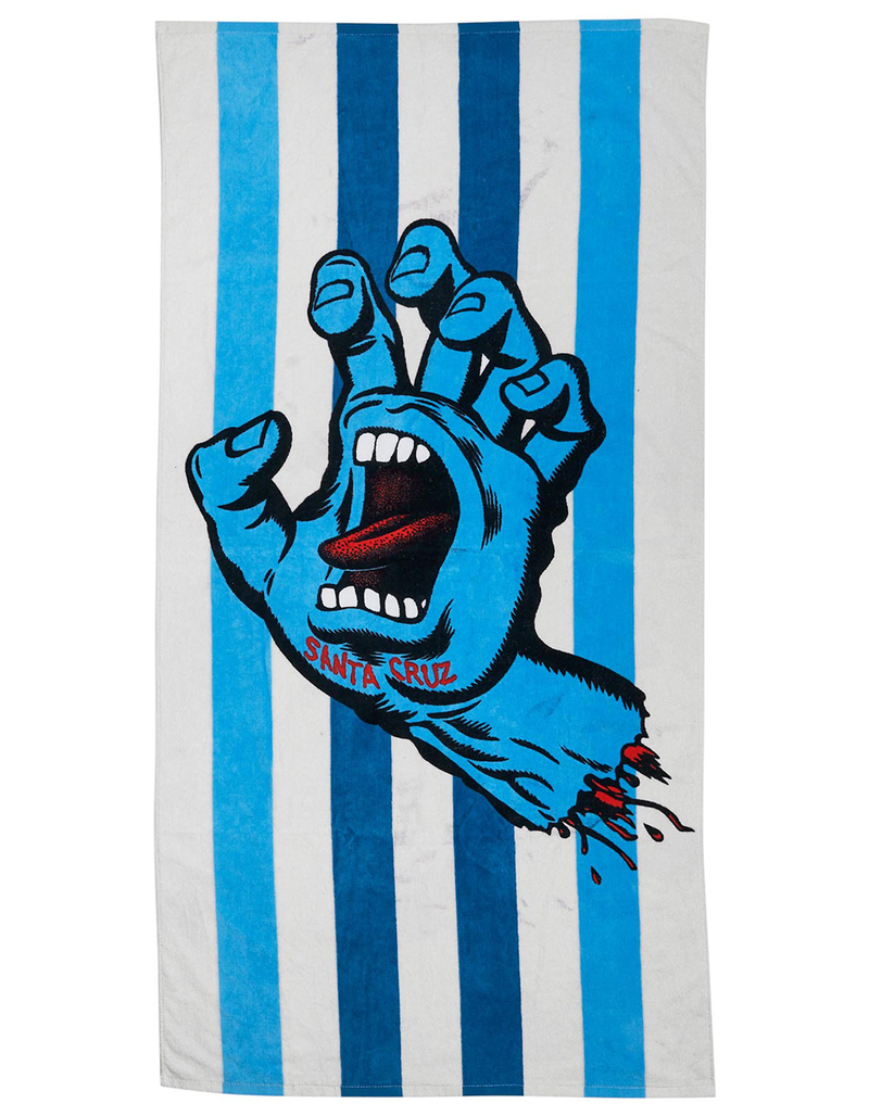 SANTA CRUZ Screaming Hand Beach Towel image number 0