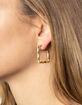DO EVERYTHING IN LOVE 14K Gold Dipped Post Earrings image number 3