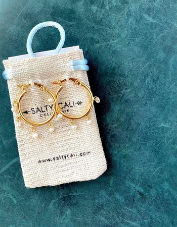 SALTY CALI Malibu Mini Hoop Earrings