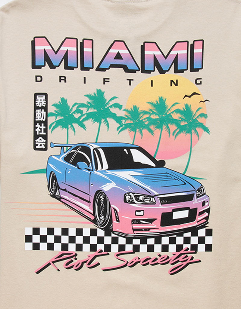 RIOT SOCIETY Miami Vice Racing Mens Tee image number 2