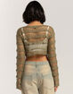 BDG Urban Outfitters Laddered Cobweb Womens Crop Sweater image number 4