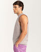 RSQ Mens Acid Wash Muscle Tee image number 5