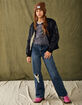 RSQ Girls High Rise Wide Leg Jeans image number 6