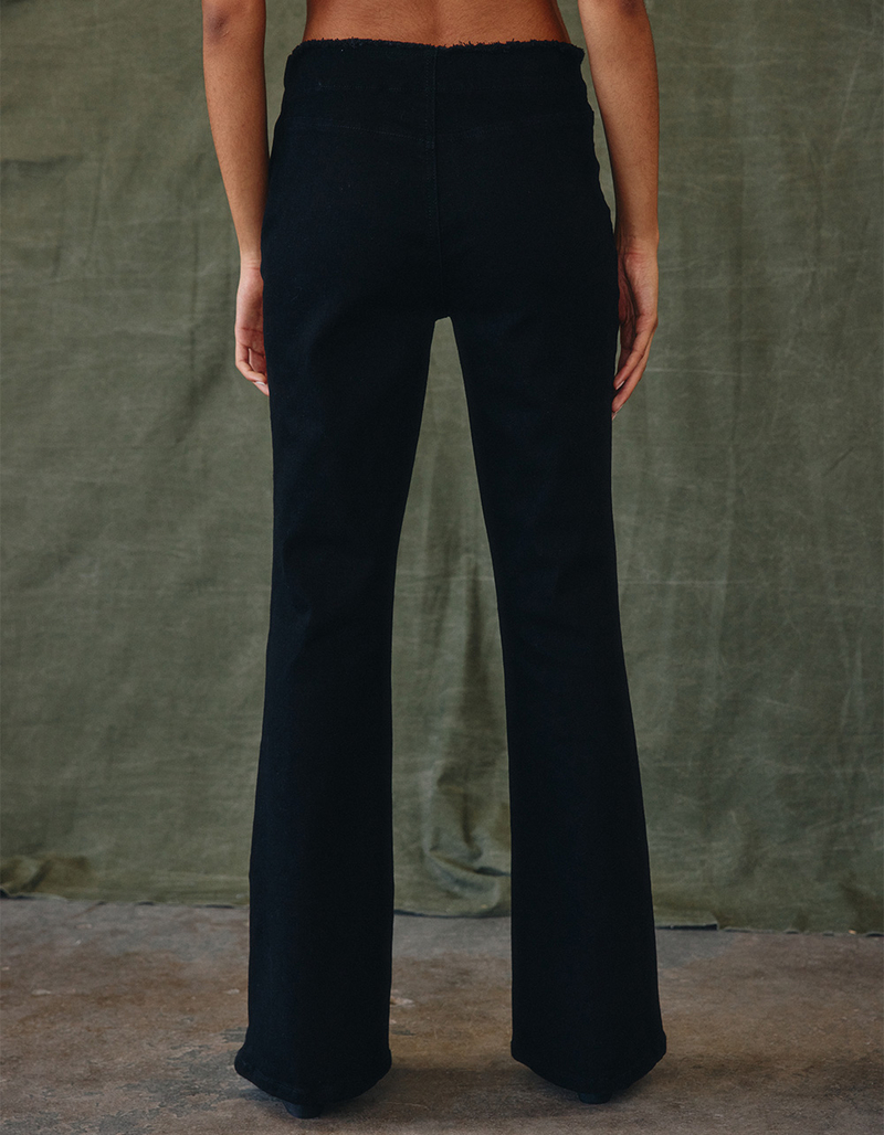 WEST OF MELROSE V Low Rise Womens Flare Pants image number 3
