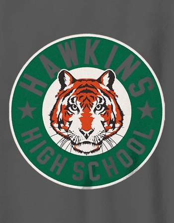 STRANGER THINGS Hawkins High School Tigers Emblem Unisex Kids Tee