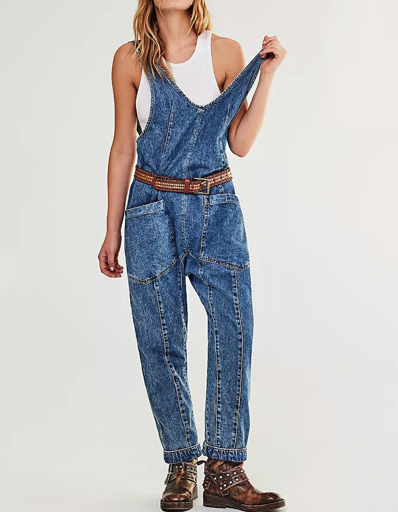 FREE PEOPLE High Roller Womens Jumpsuit image number 0