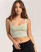 FULL TILT Seamless Washed Chevron Womens Tank Top image number 1