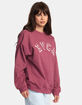RVCA Ivy League Womens Crewneck Sweatshirt image number 4