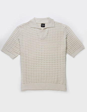 RSQ Mens Sweater Polo Shirt Alternative Image
