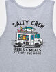 SALTY CREW Reels & Meal Mens Tank Top image number 3