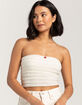 WEST OF MELROSE Ruffle Womens Tube Top image number 2