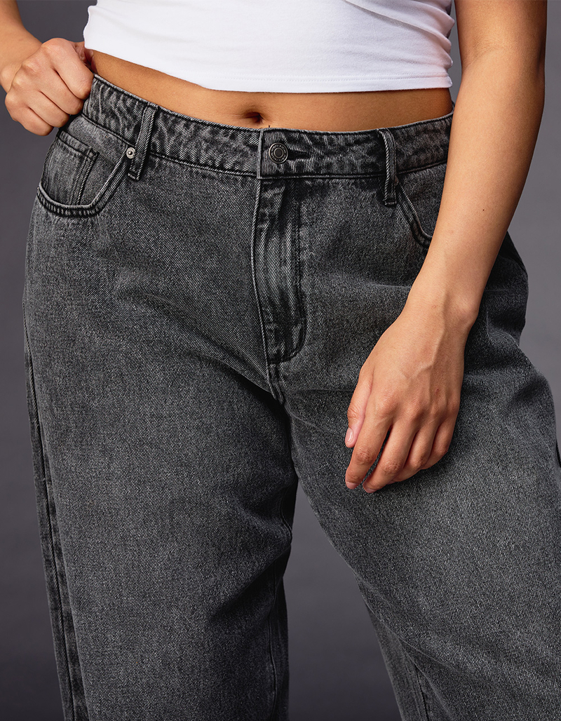 RSQ Womens High Rise Baggy Jeans image number 9