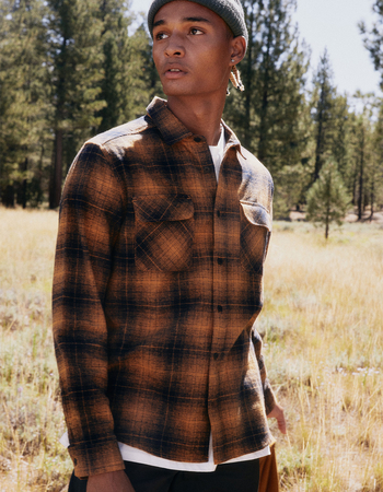 RVCA Recession Collection Dayshift Woven Mens Flannel Primary Image