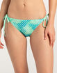 HURLEY Color Wash Mesh Tie Side Bikini Bottoms image number 2