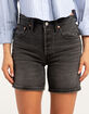 LEVI'S 501 Mid Thigh Womens Denim Shorts - Case Closed image number 2