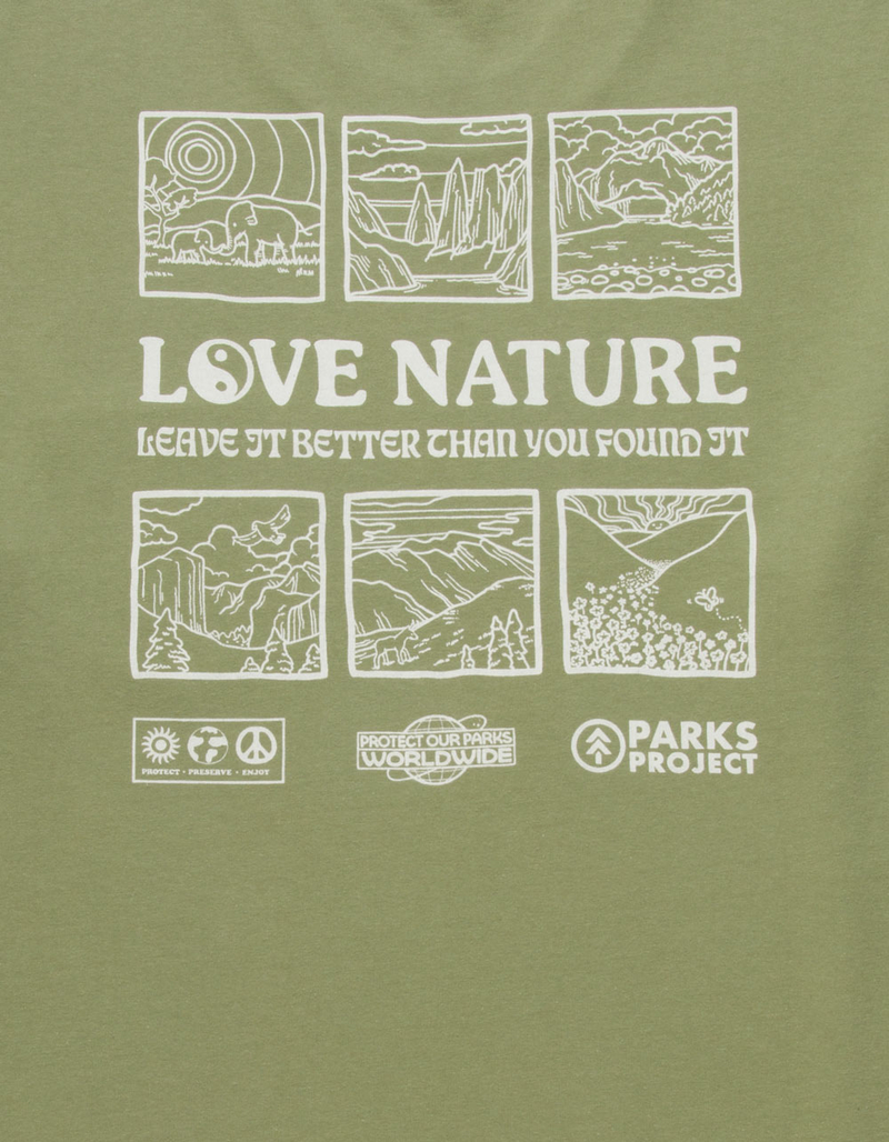 PARKS PROJECT Love Nature Mens Pocket Tee image number 2