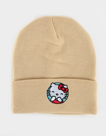 SANRIO Hello Kitty Embroidered Tall Cuff Womens Beanie Primary Image