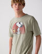RSQ x Peanuts Sunset Mens Oversized Tee image number 4