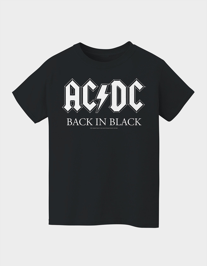 AC/DC Back In Black Unisex Kids Tee image number 0