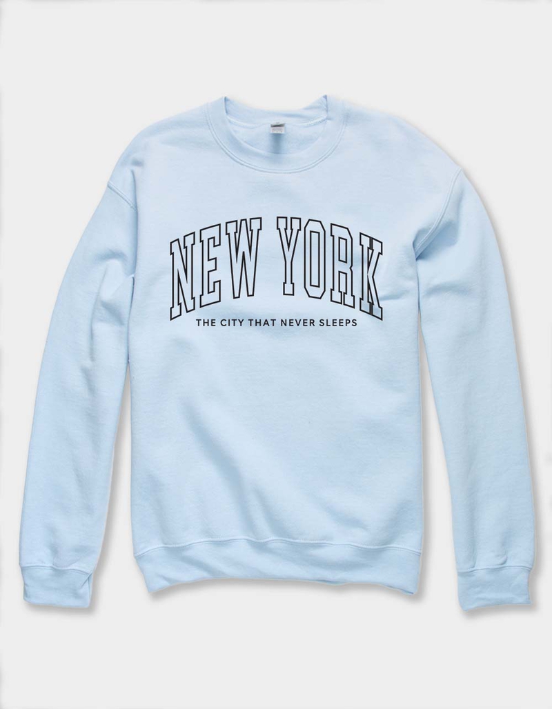 NEW YORK Never Sleeps Unisex Crewneck Sweatshirt image number 0
