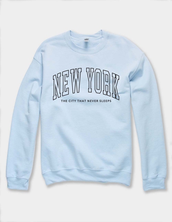 NEW YORK Never Sleeps Unisex Crewneck Sweatshirt