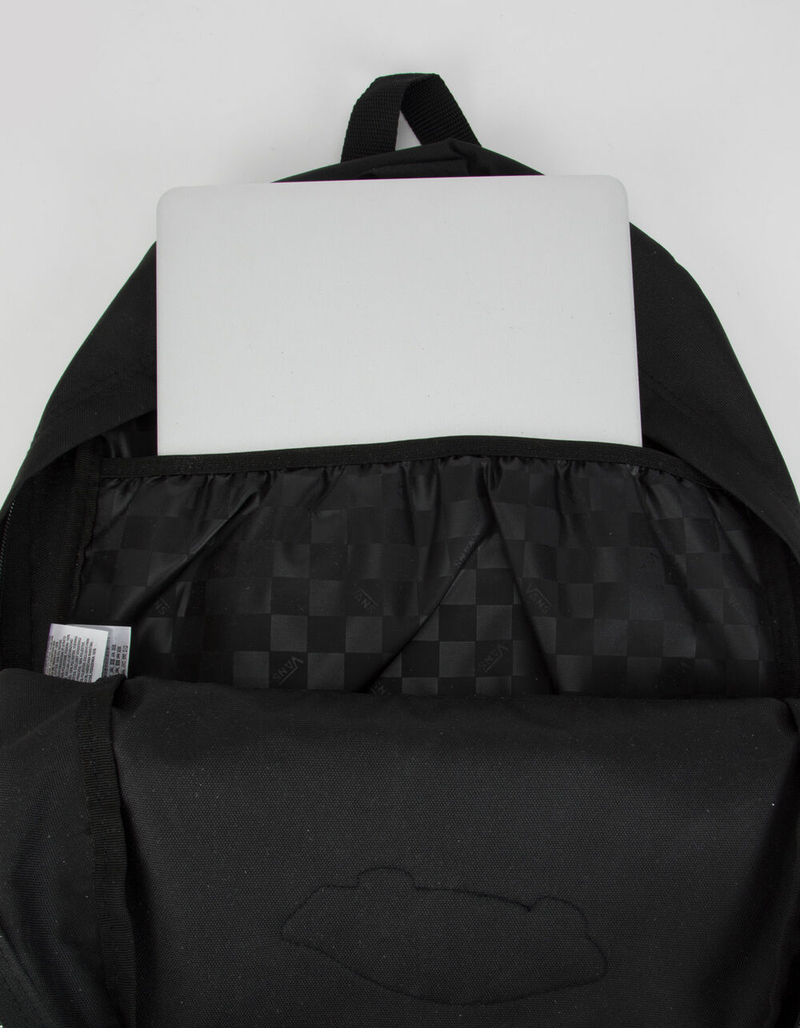 VANS Realm Solid Black Backpack image number 3