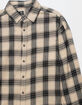 BDG Urban Outfitters Skate Mono Check Mens Long Sleeve Button Up Shirt image number 2