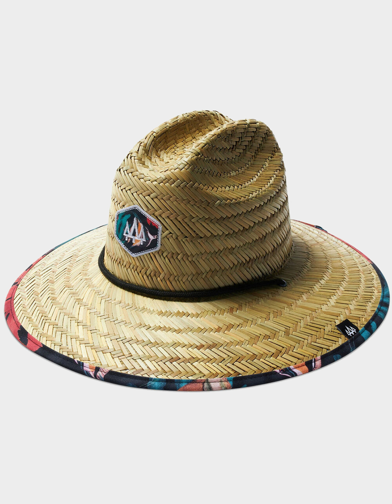 HEMLOCK HAT CO. Finley Kids Straw Lifeguard Hat image number 0