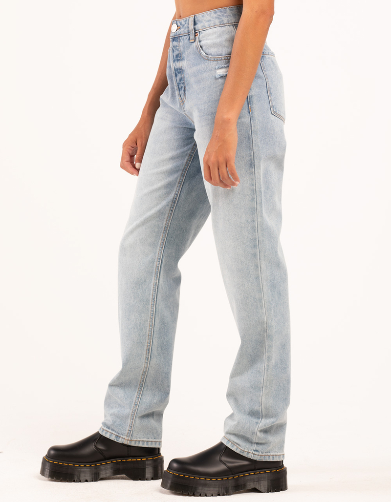 RSQ Womens High Rise Straight Leg Jeans image number 1