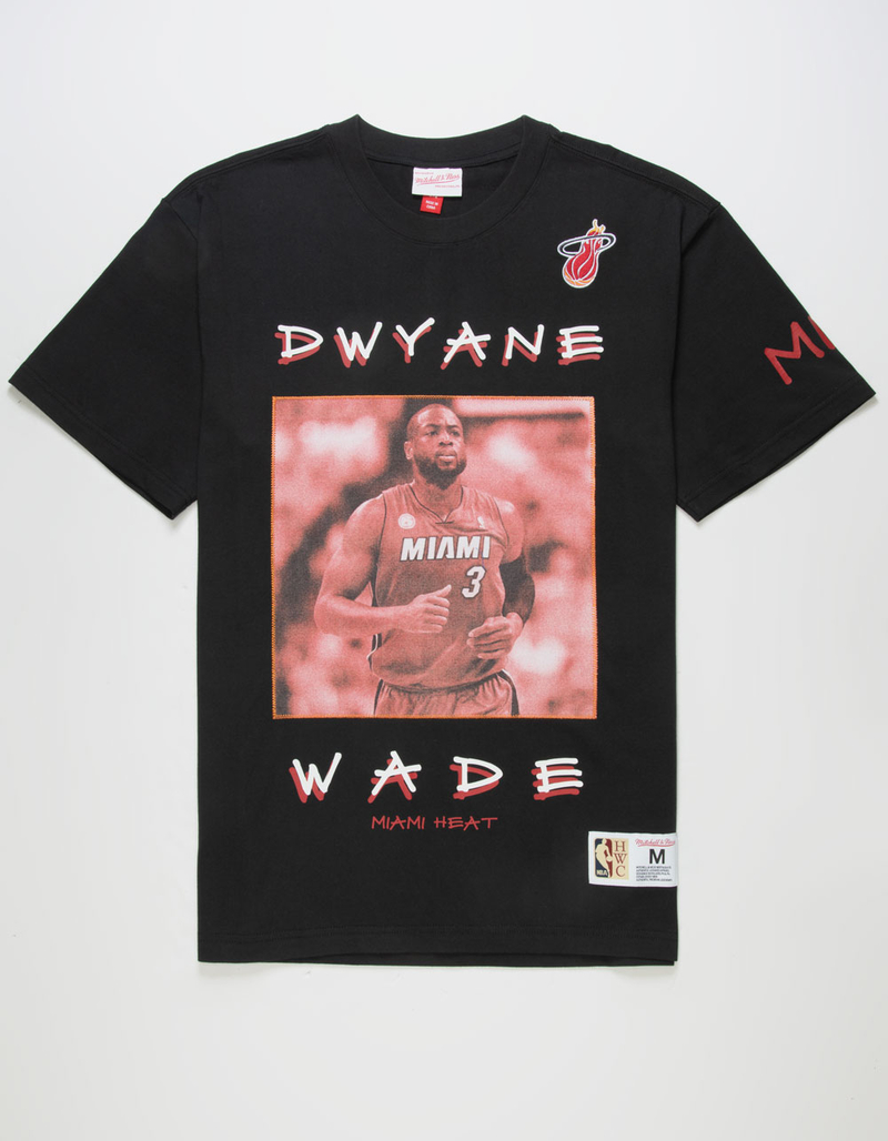 MITCHELL & NESS Vintage Dwayne Wade Mens Tee image number 0